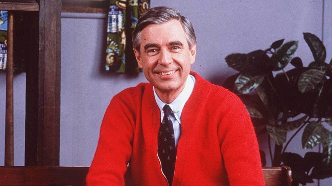 Which TV Personality Often Appeared On Camera Wearing Sweaters That Were Knit By His Mothebr?